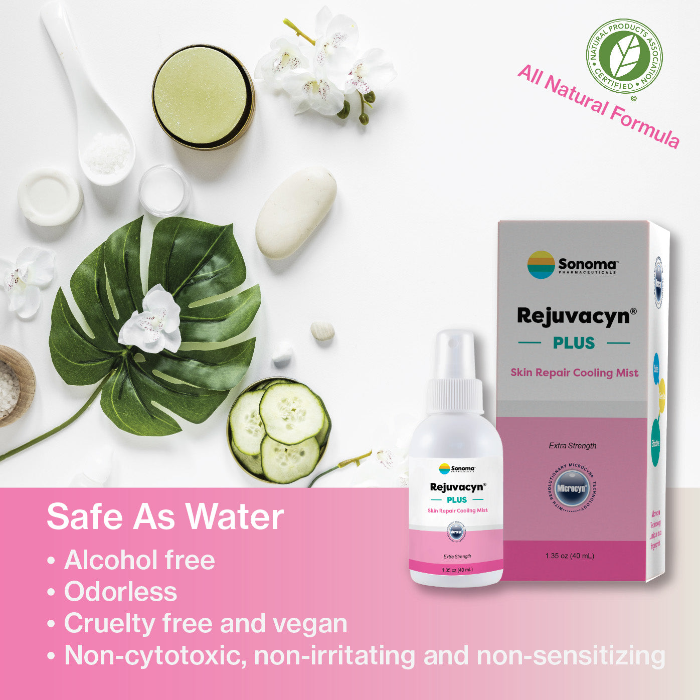 Rejuvacyn Plus Skin Repair Cooling Mist