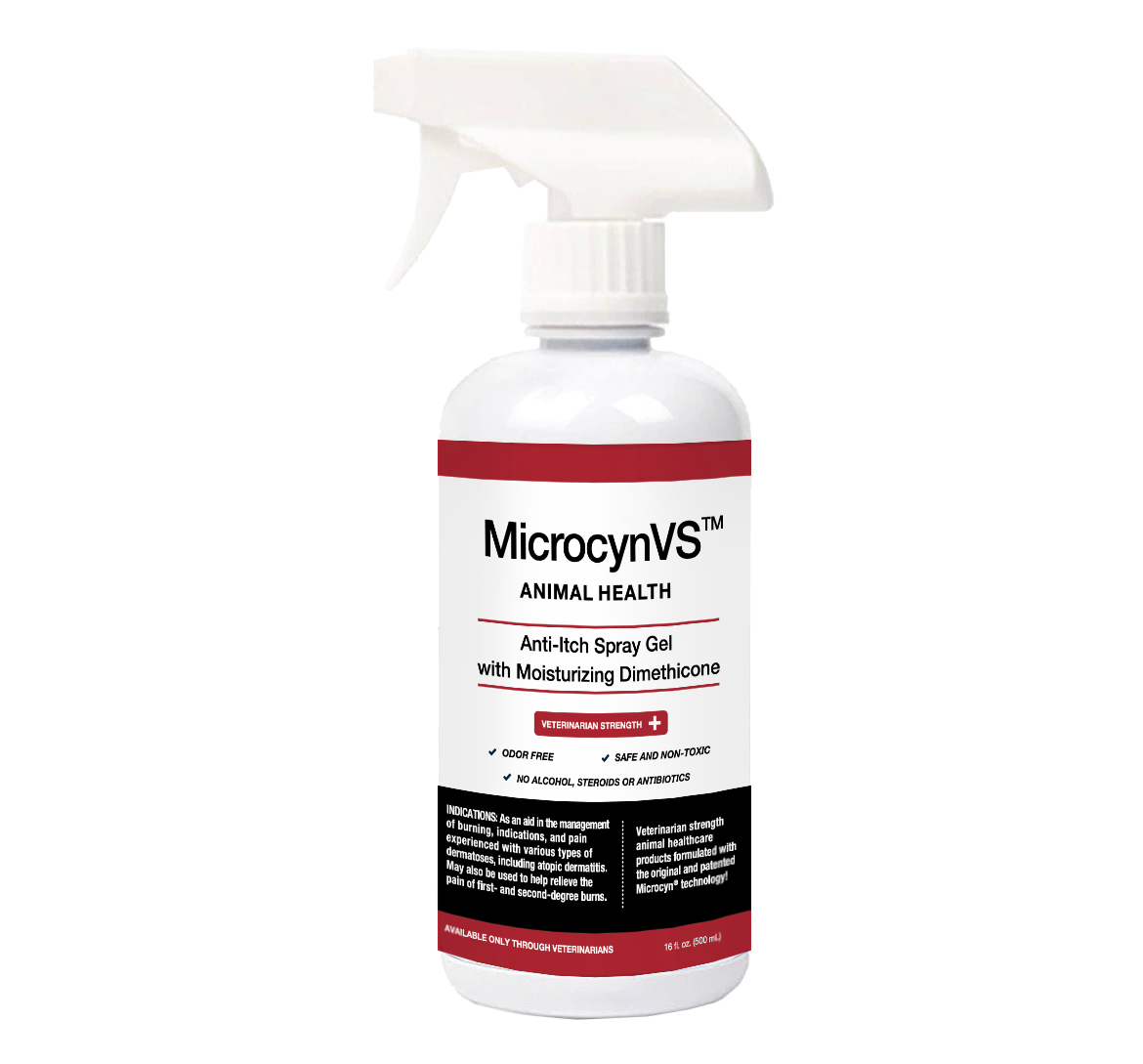 MicrocynVS Anti-itch Spray Gel