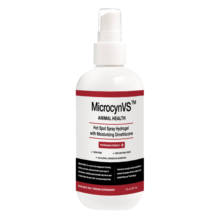 MicrocynVS Hot Spot Spray Hydrogel 8 oz (Sample)
